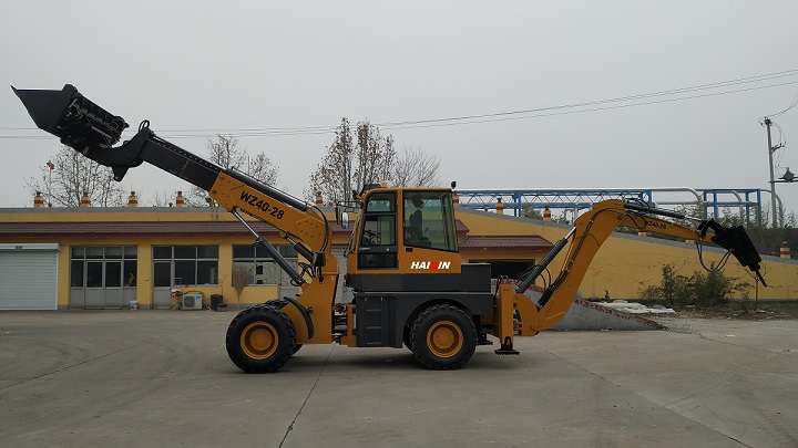 Strong Backhoe loader WZ40-28 For South America Market