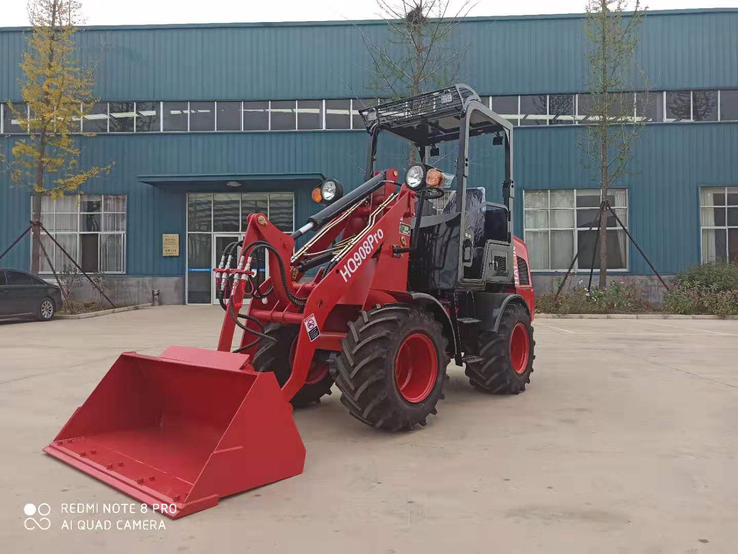 Haiqin Brand Small front loader HQ908Pro with Yanmar engine to Europe