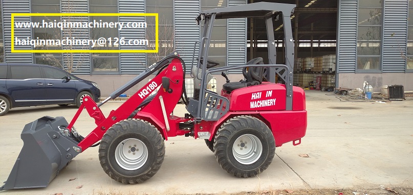 Haiqn Brand Mini Loader HQ180 with 400mm wide tire