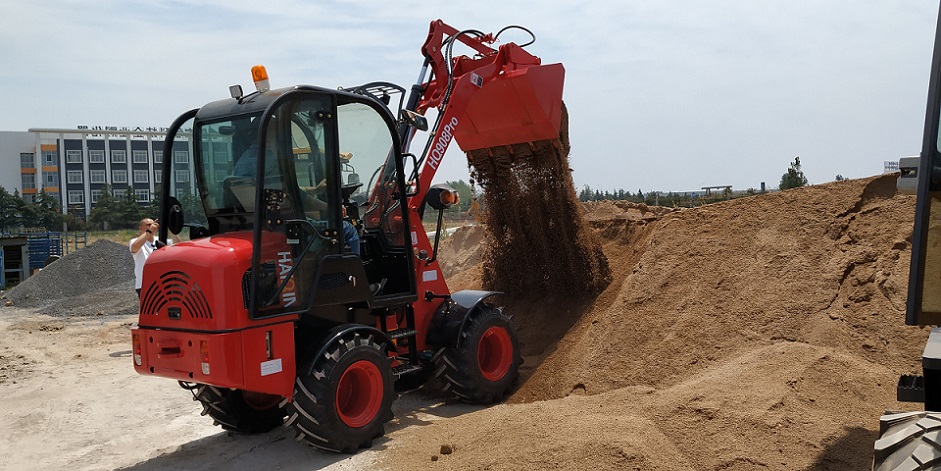 Mini Loader HQ908pro with Beauty Cabin