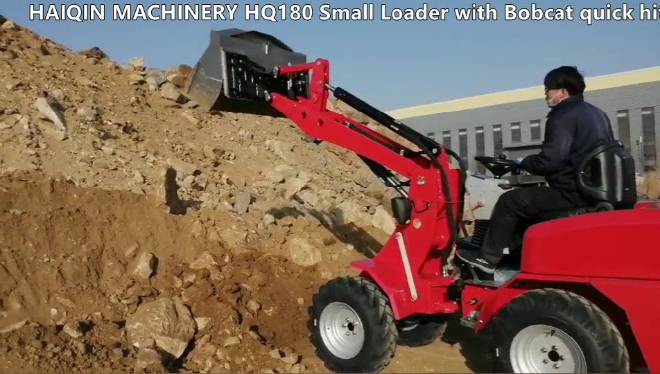 New HQ180 mini loader with Bobcat quick hitch
