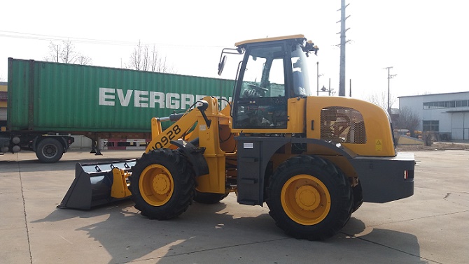 Strong 2.8ton wheel loader HQ928 with EPA 4 Engine