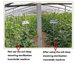 Soil deep steam sterilization insecticide machine