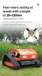 Remote Control Lawn Mower for Garden Using