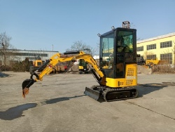 Small excavator HQ16 with CE, Closed Cabin